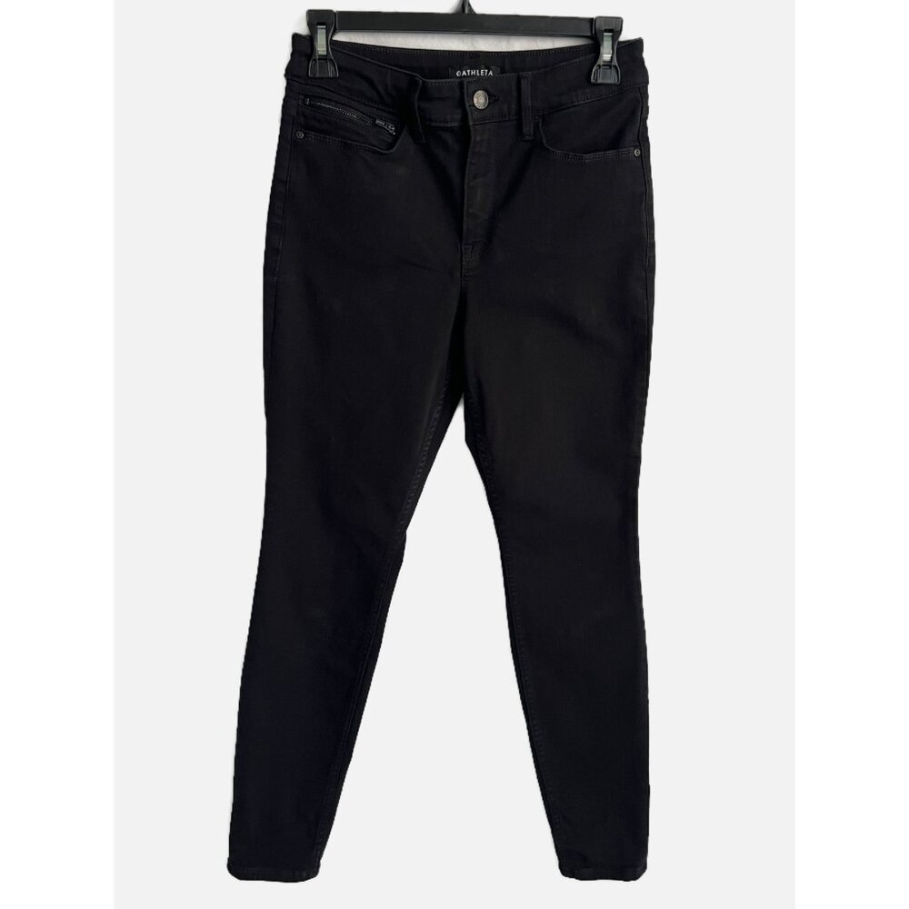 Athleta Flex Ultra Skinny Jean Pant in Black, Size 6 Petite - Picture 4 of 7